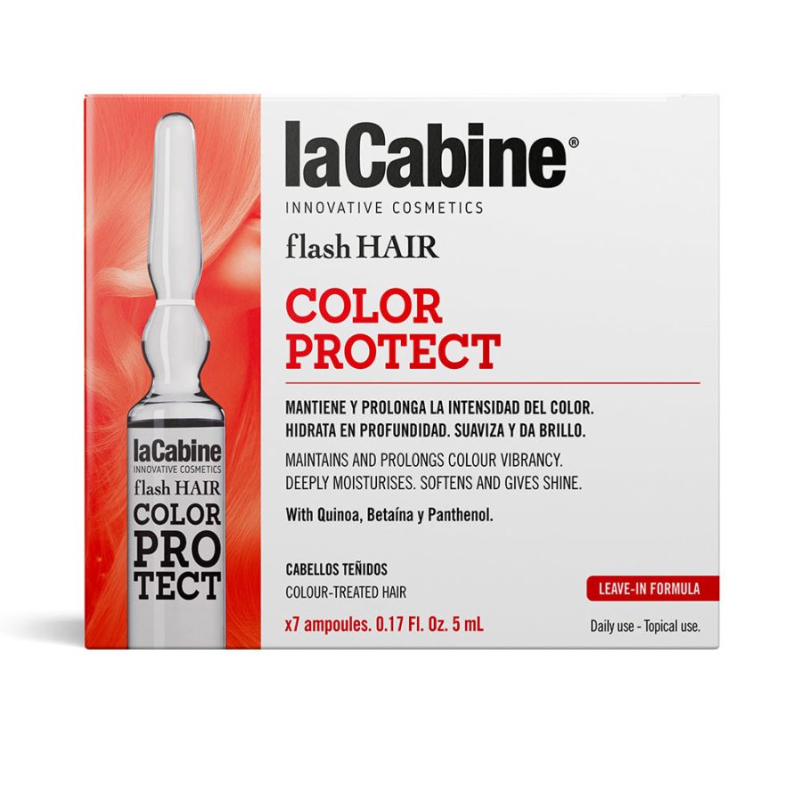 La cabine FLASH HAIR color protect 7 x 5 ml