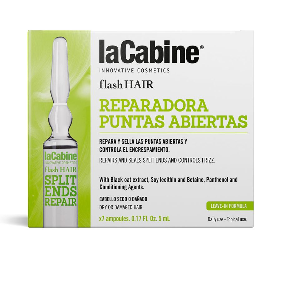 La cabine FLASH HAIR reapair puntas abiertas 7 x 5 ml