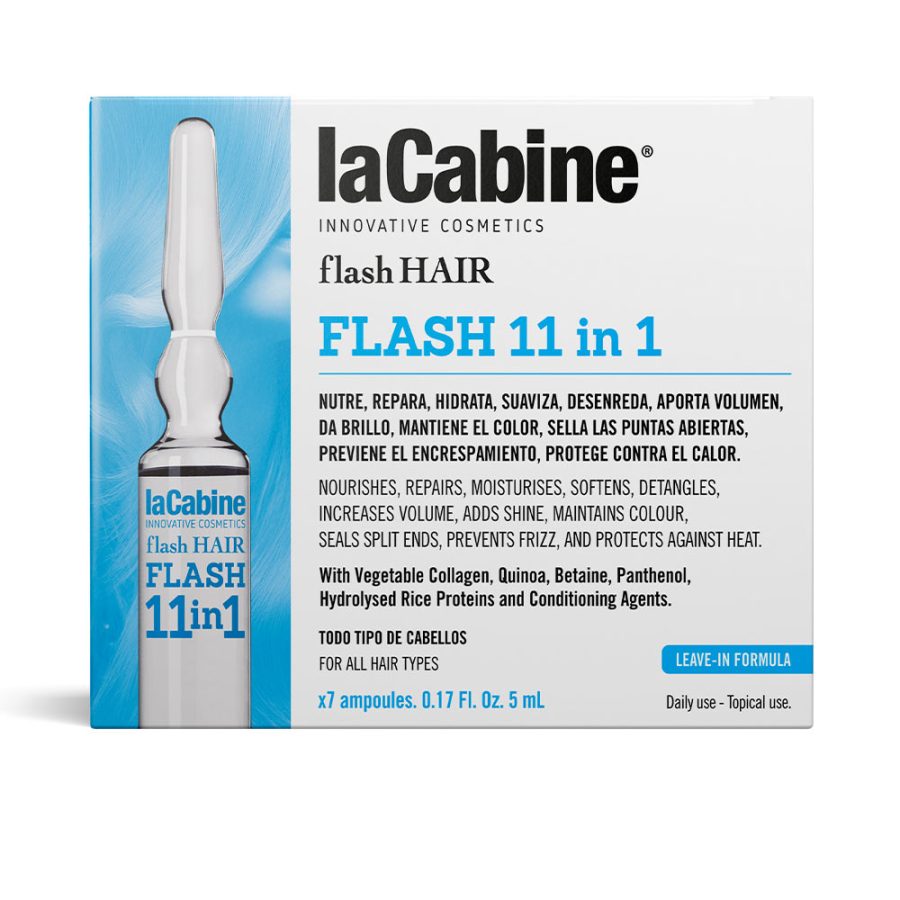 La cabine FLASH HAIR 11 IN 1 7 x 5 ml