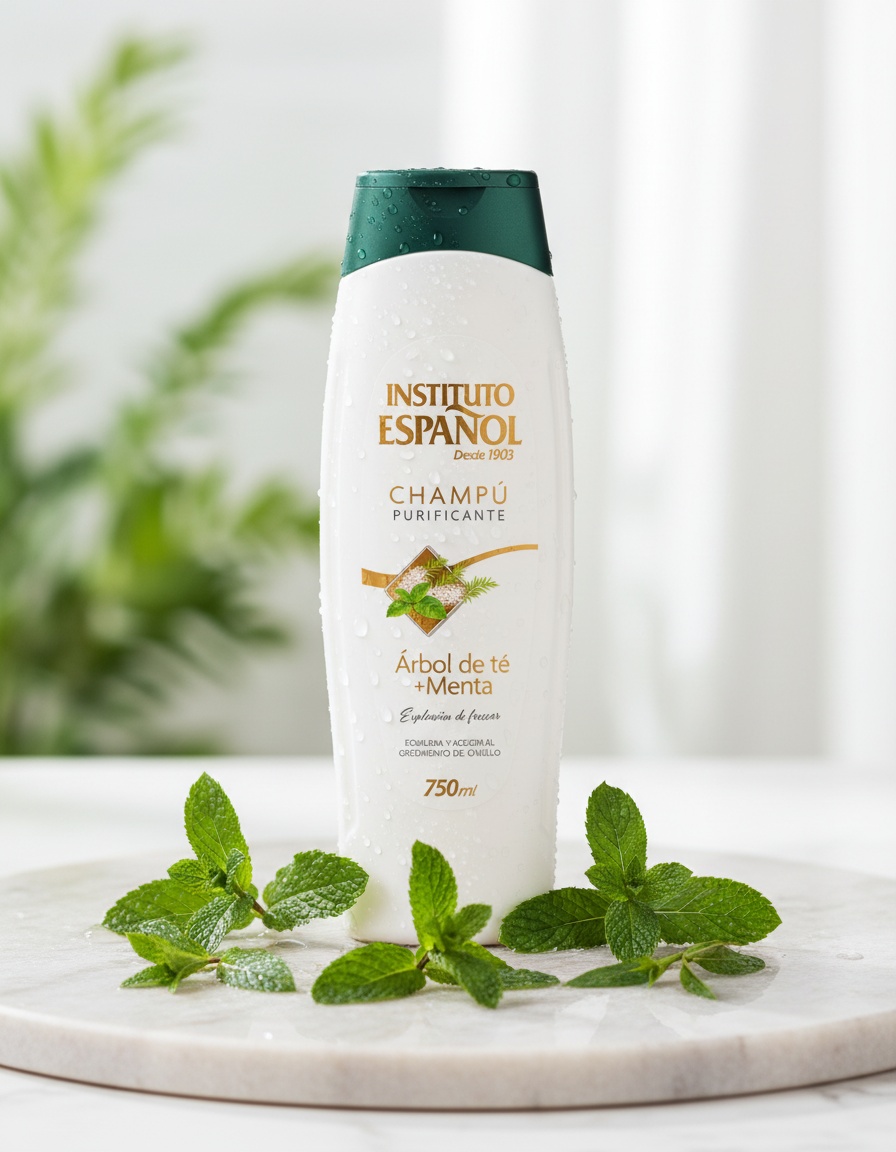 Purifying Shampoo Tea Tree + Mint 750 ml 2 Purifying Shampoo Tea Tree + Mint 750 ml - Image 2