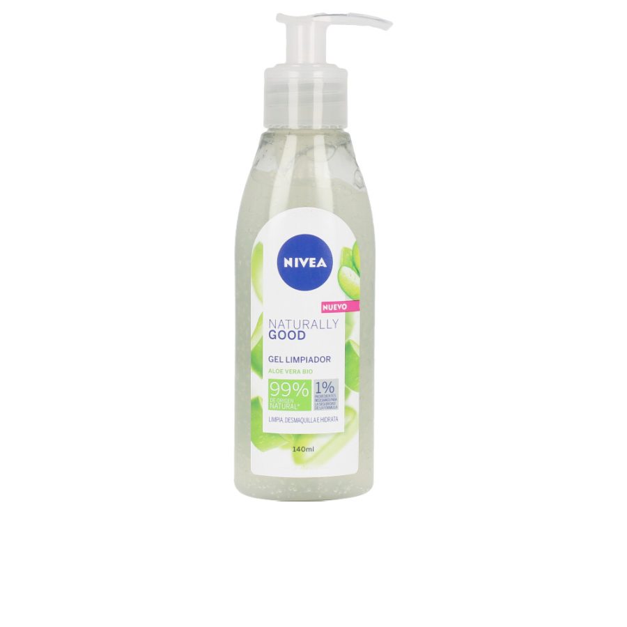 Nivea NATURALLY GOOD ALOE VERA gel limpiador facial 140 ml