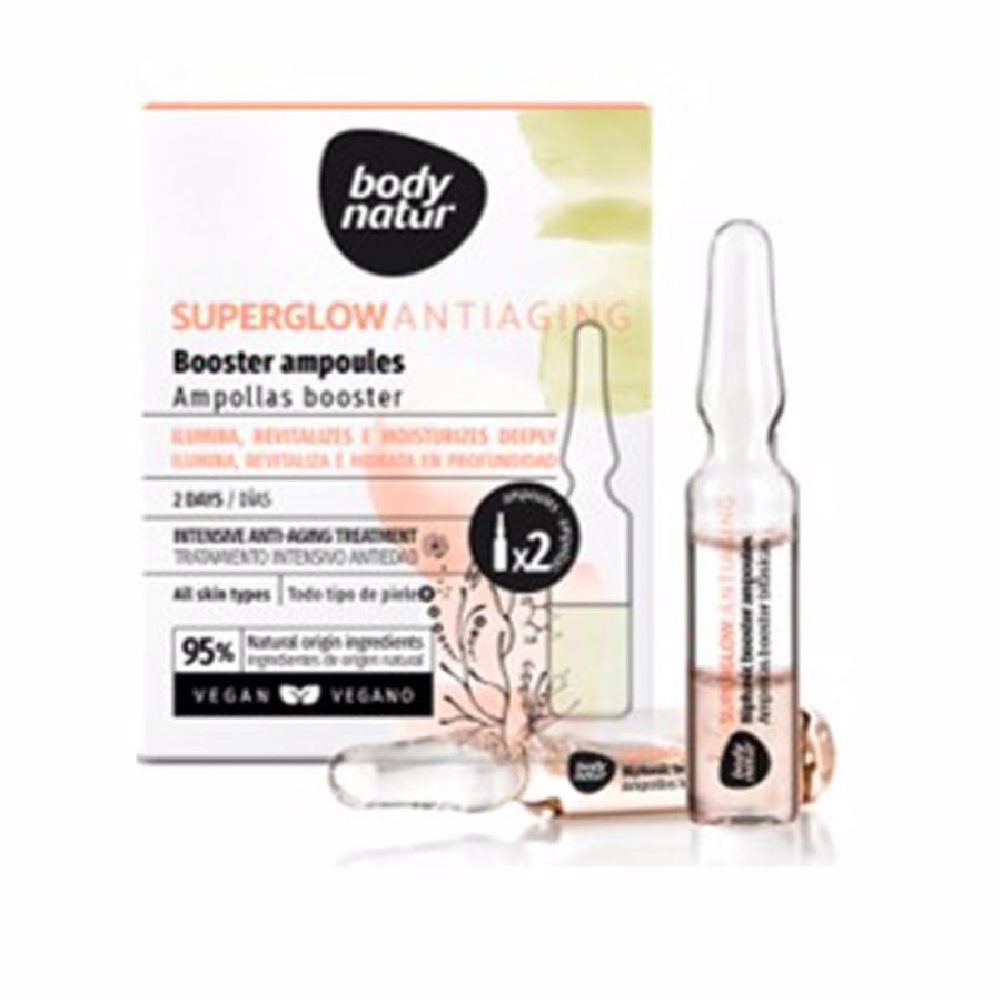 Body natur SUPERGLOW AMPOLLAS ampollas booster bifásicas 2 u