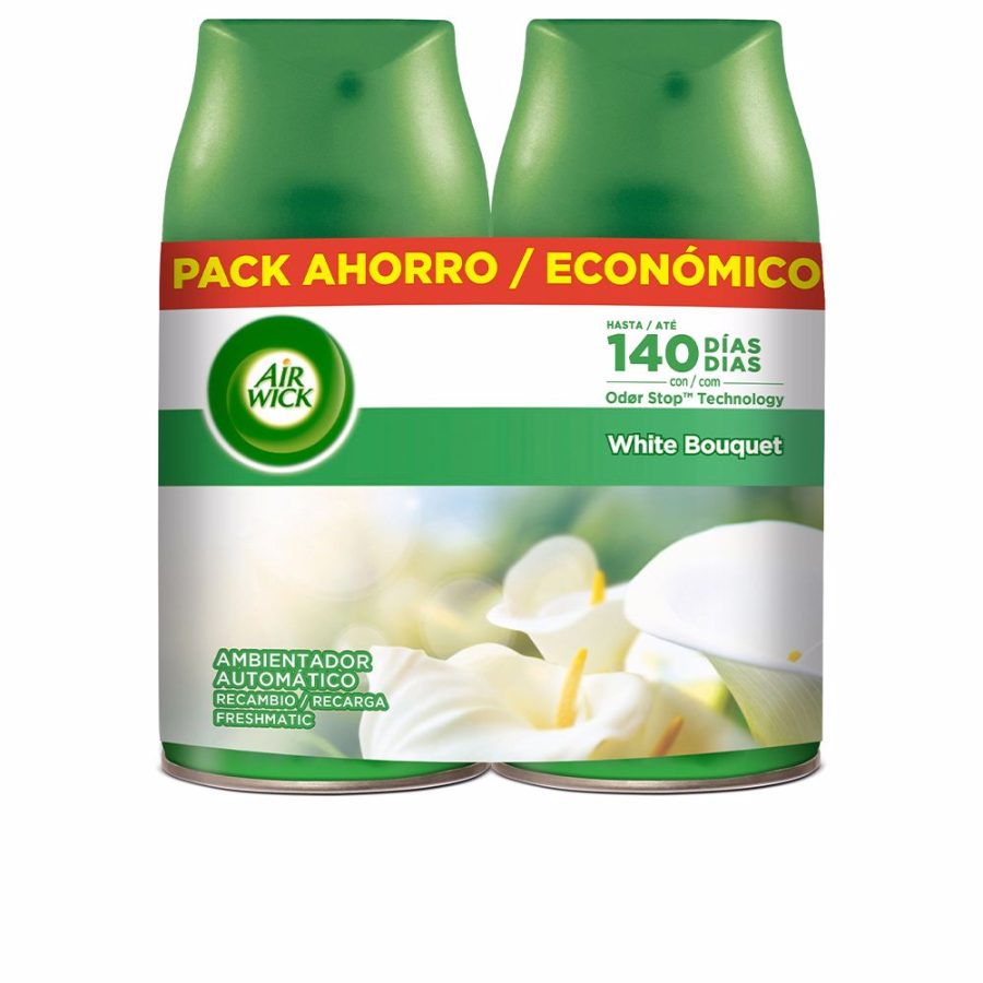 Air-wick FRESHMATIC ambientador recambio #white bouquet 2 x 250 ml