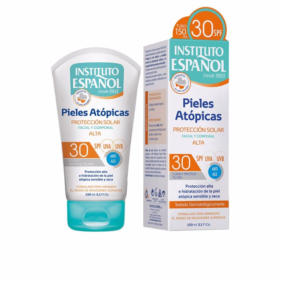 Instituto espaÑol PIEL ATÓPICA protección solar facial y corporal SPF30 150 ml