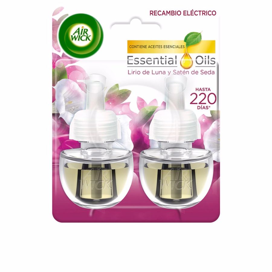 AIR-WICK electric air freshener refill #moon lily and silk satin 2 x 19 ml