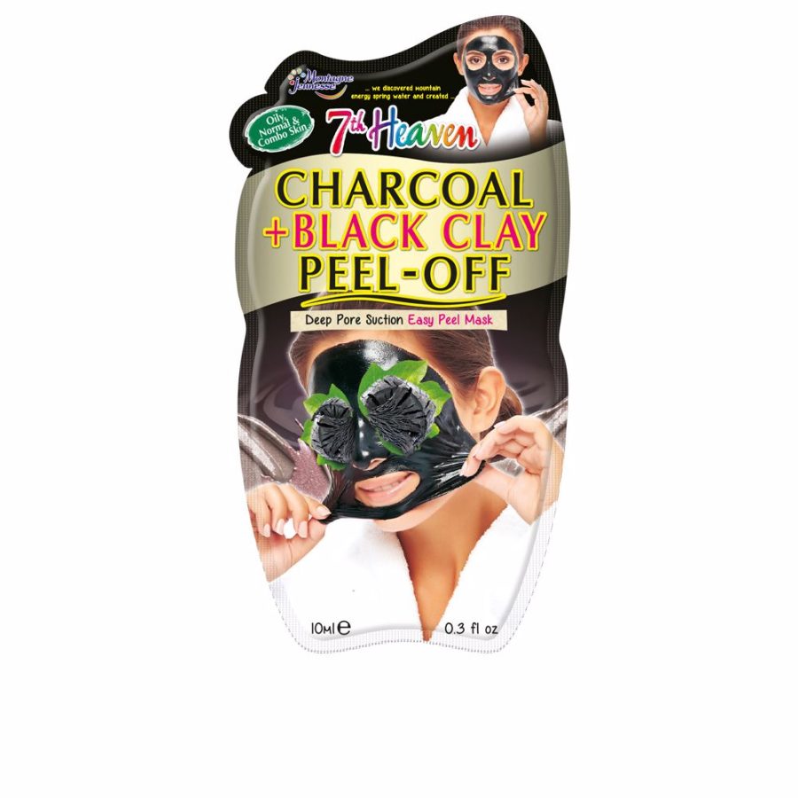 7th heaven PEEL-OFF charcoal + black clay mask 10 ml