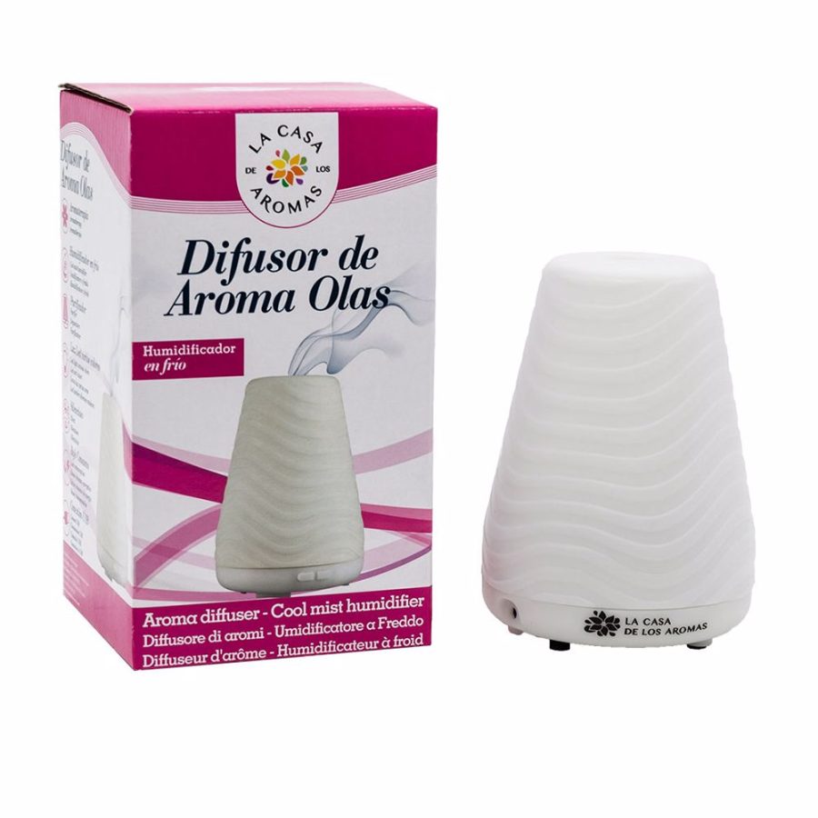 La casa de los aromas DIFUSOR DE AROMA OLAS humidificador en frío 1 u