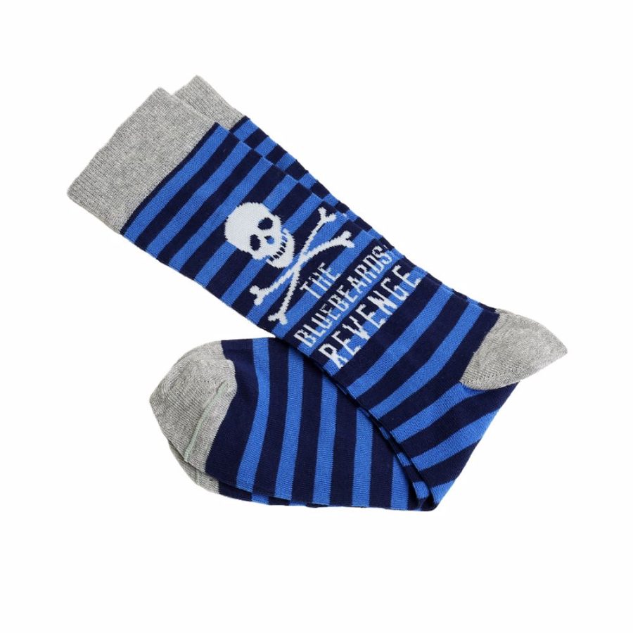 The bluebeards revenge ACCESSORIES skull and crossbones socks 1 pair