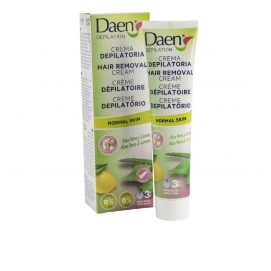 Daen CREMA DEPILATORIA aloe vera y limón piel normal 125 ml