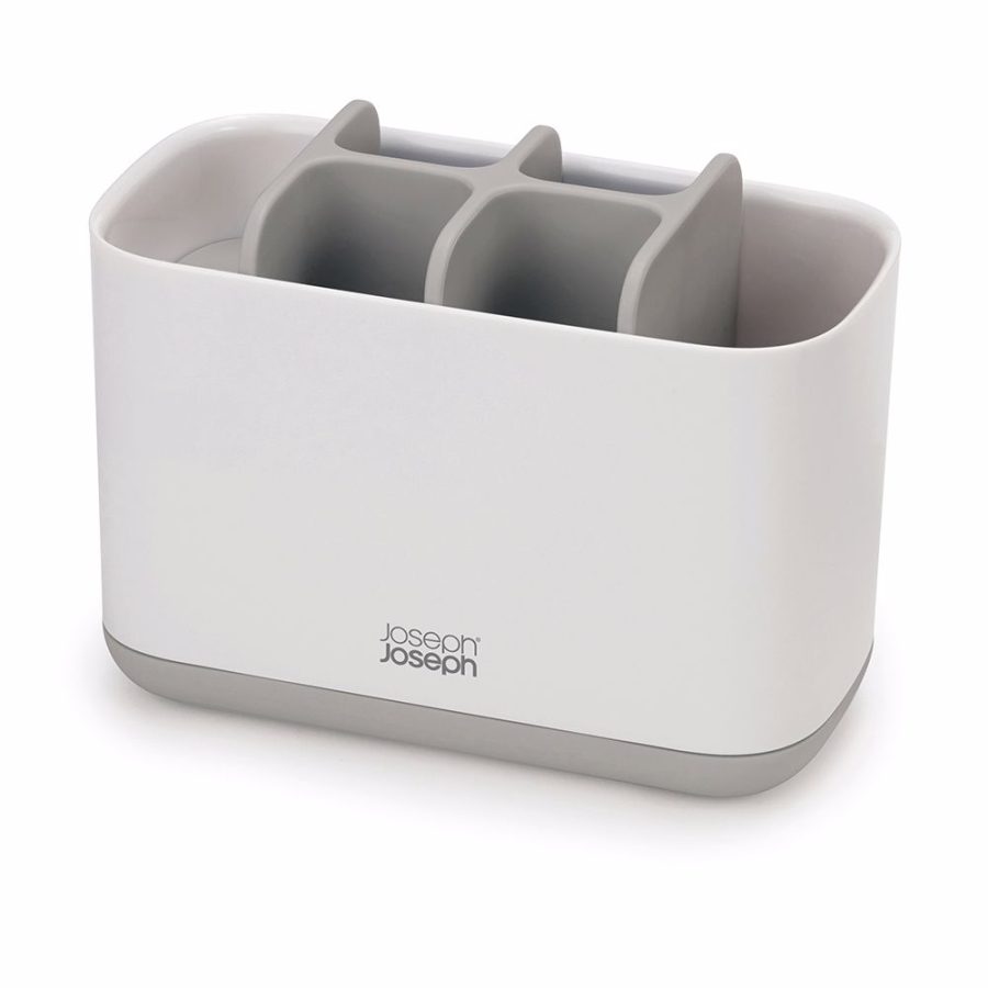 Joseph joseph EASYSTORE large toothbrush holder #grey/white 1 u