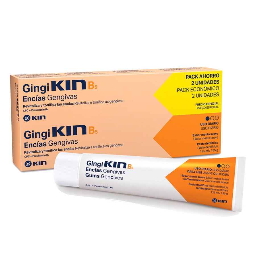 Kin GINGIKIN B5 toothpaste pack 2 x 125 ml