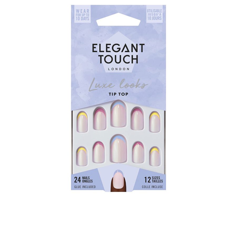 Elegant touch LUXE LOOKS nails with glue oval limited ed