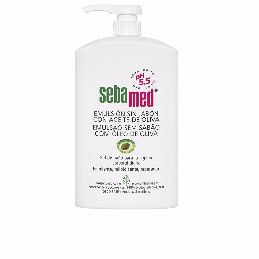 Sebamed EMULSIÓN SIN JABÓN gel de baño con aceite de oliva