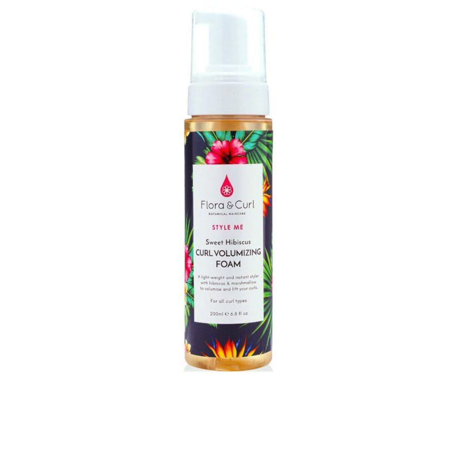 Flora and curl STYLE ME sweet hibiscus curl volumizing foam 200 ml