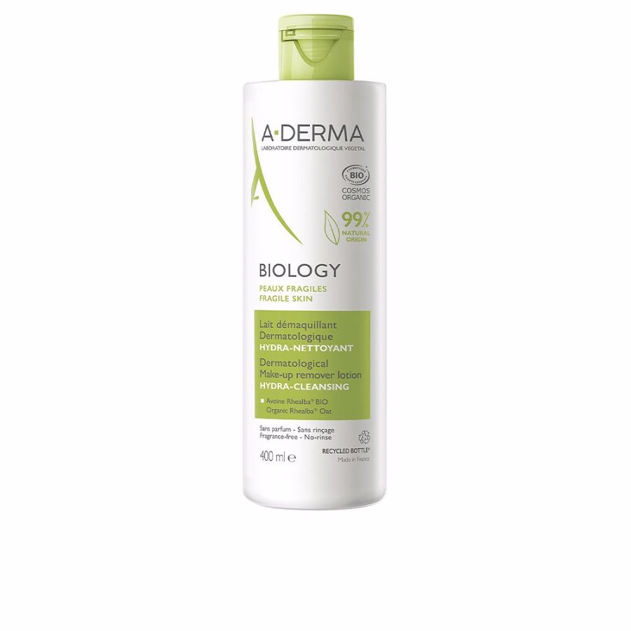 A-derma BIOLOGY leche desmaquillante dermatológica 400 ml