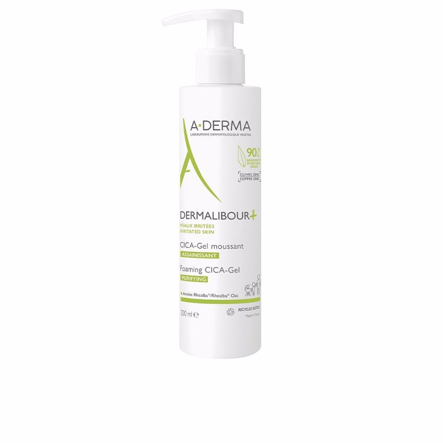 A-derma DERMALIBOUR+ cica-gel limpiador 200 ml