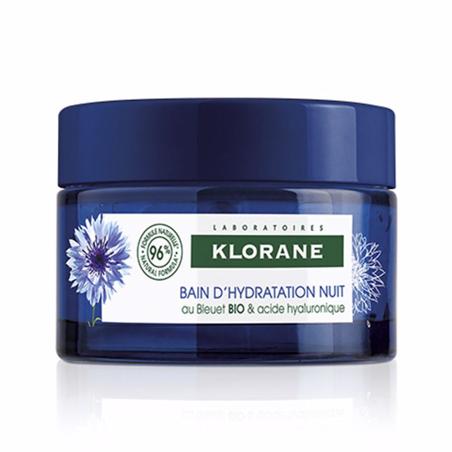 Klorane BIO CORNFLOWER & HYALURONIC ACID night hydration bath 50 ml