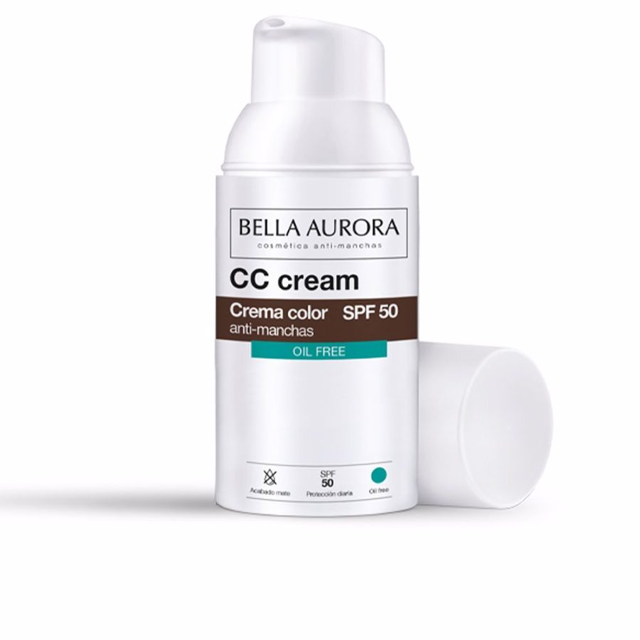 Bella aurora CC CREAM anti-manchas oil free SPF50 30 ml