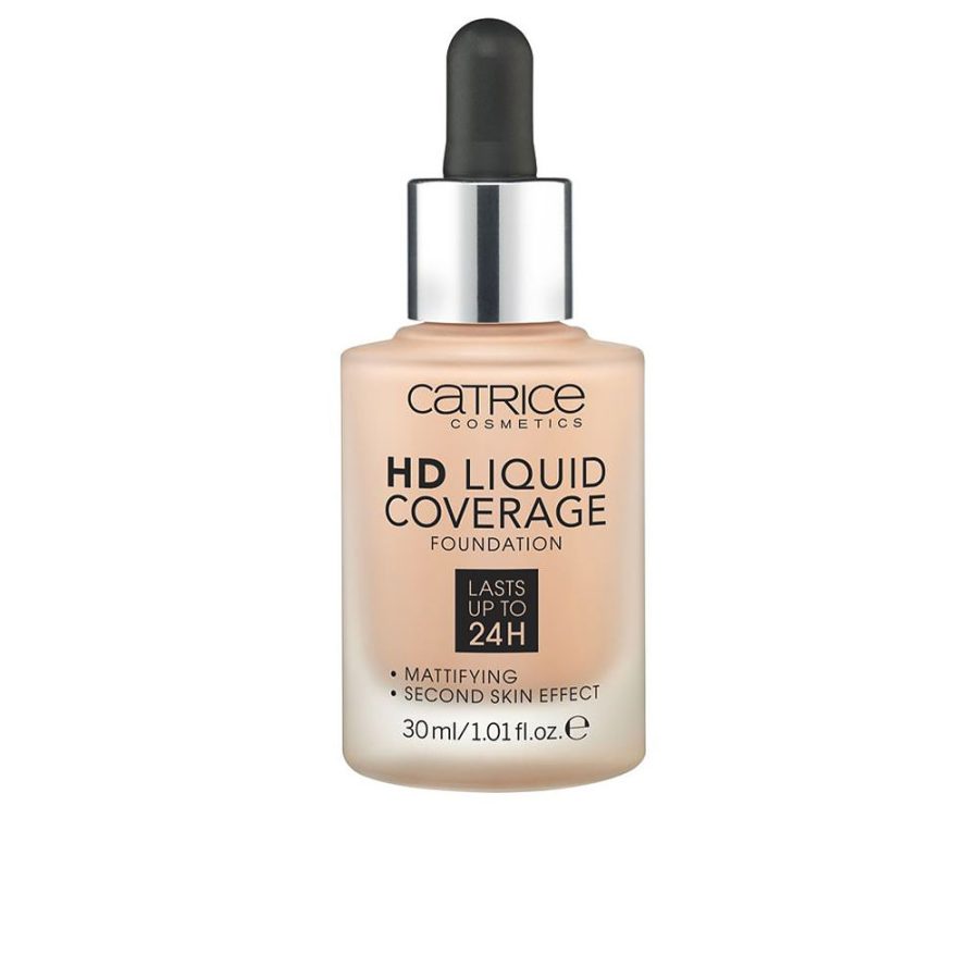 Catrice HD LIQUID COVERAGE FOUNDATION lasts up to 24h