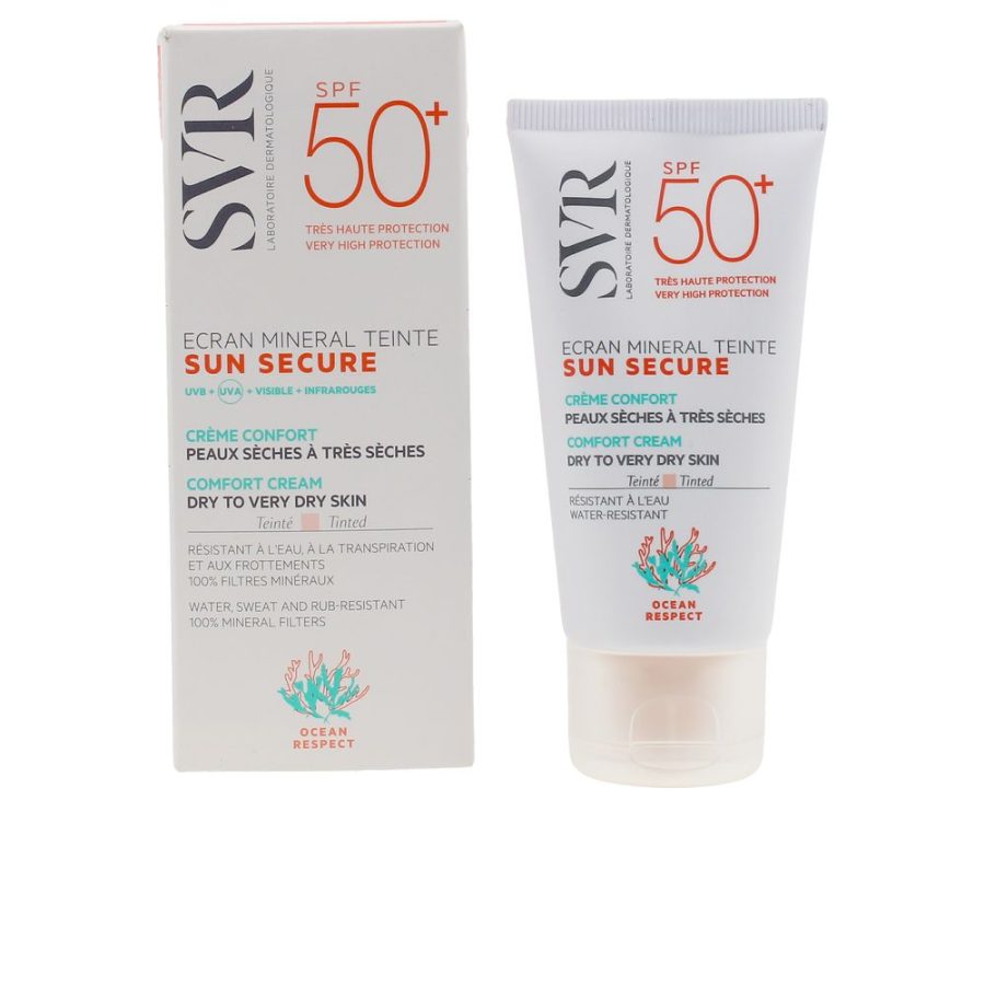 Svr laboratoire dermatologique SUN SECURE ecran mineral teinte peaux sèches SPF50+ 60 gr