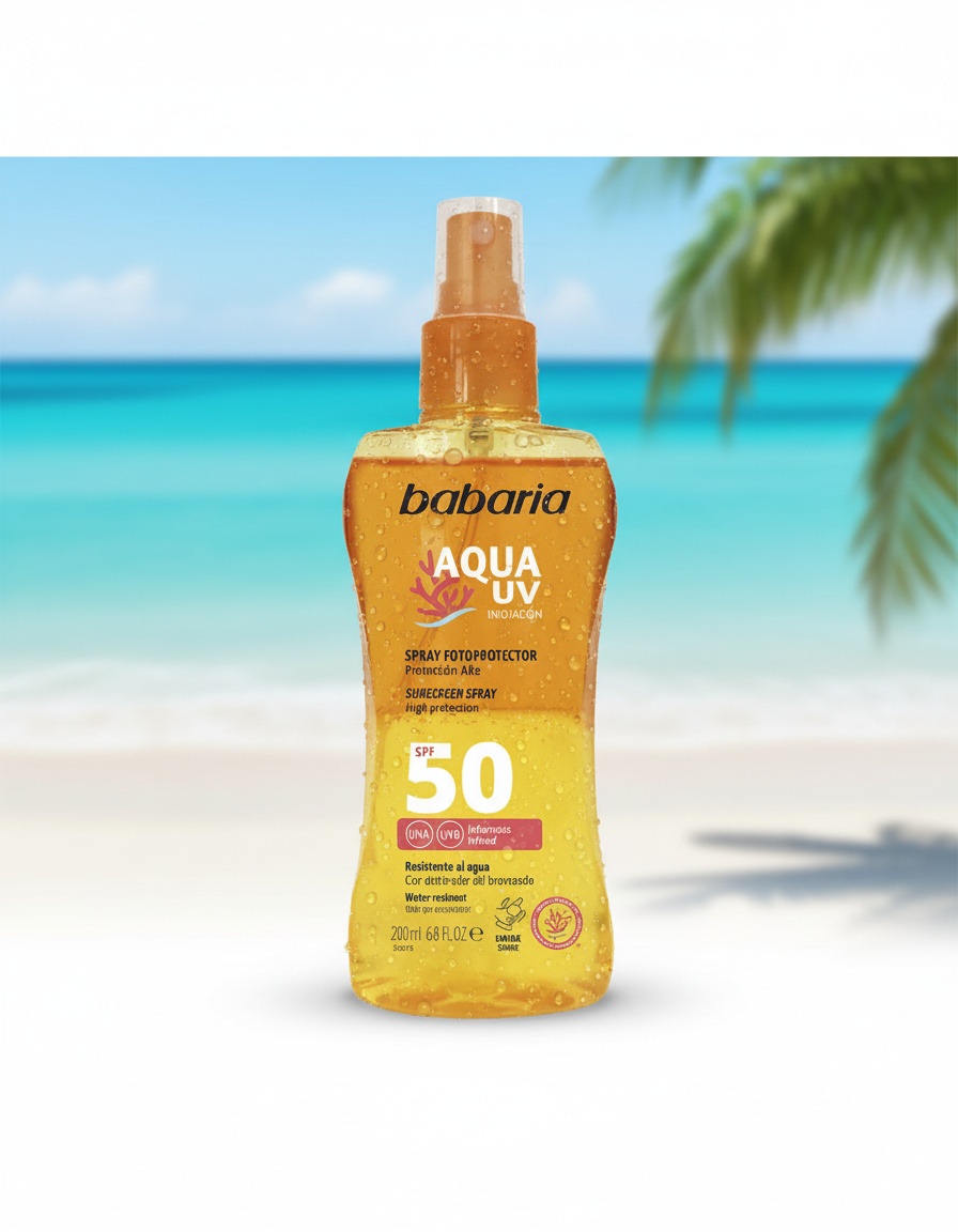 SOLAR AQUA UV SPF50 biphasic 200 ml 2 SOLAR AQUA UV SPF50 biphasic 200 ml - Image 2