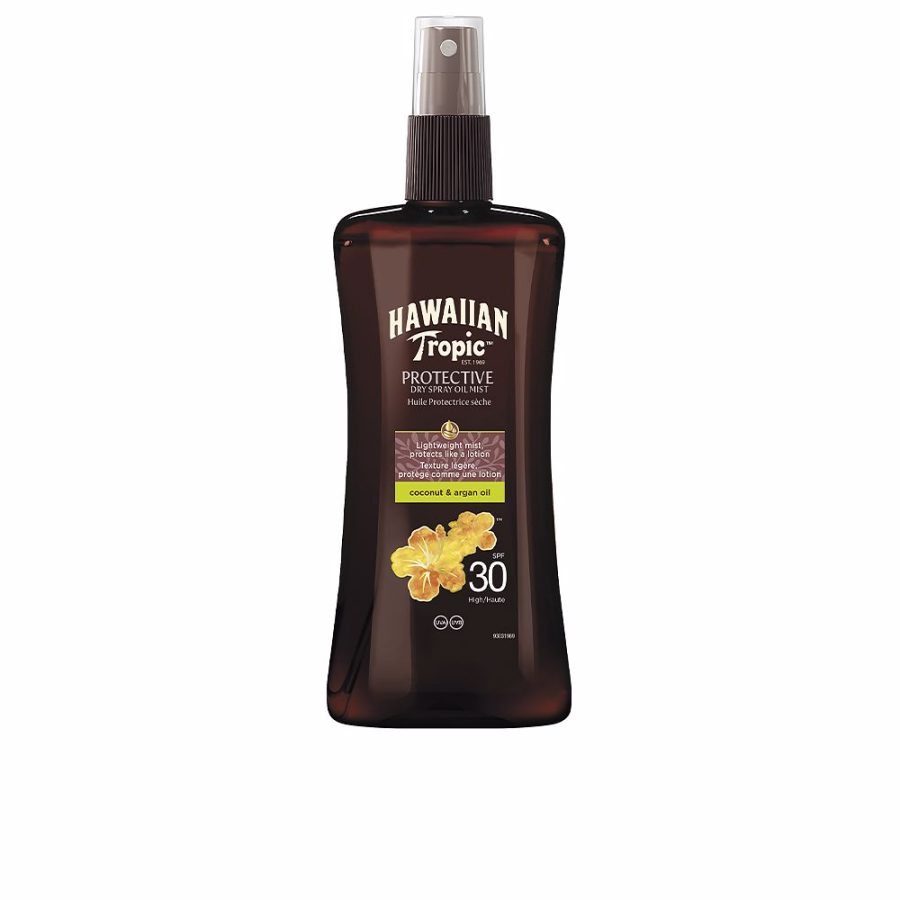 Hawaiian tropic COCONUT & ARGAN dry oil SPF30 spray 200 ml