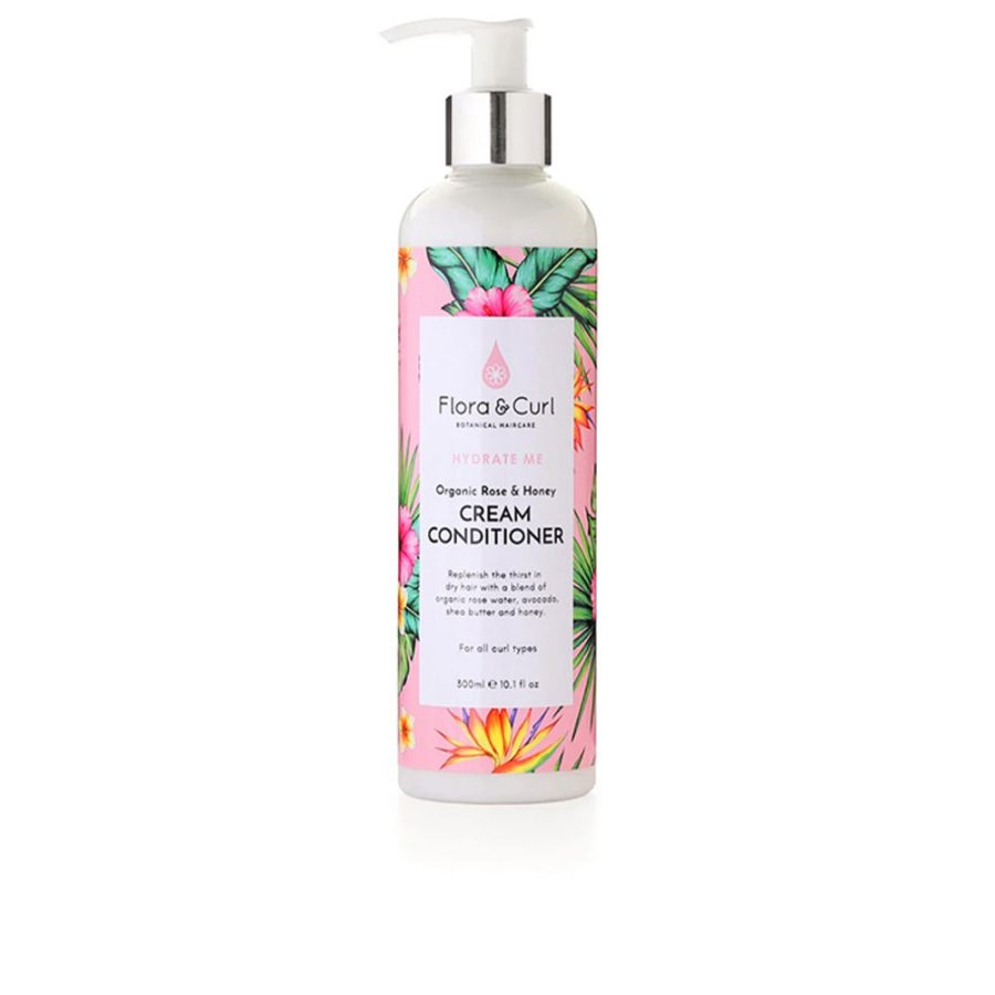 Flora and curl HYDRATE ME organic rose & honey cream conditioner 300 ml