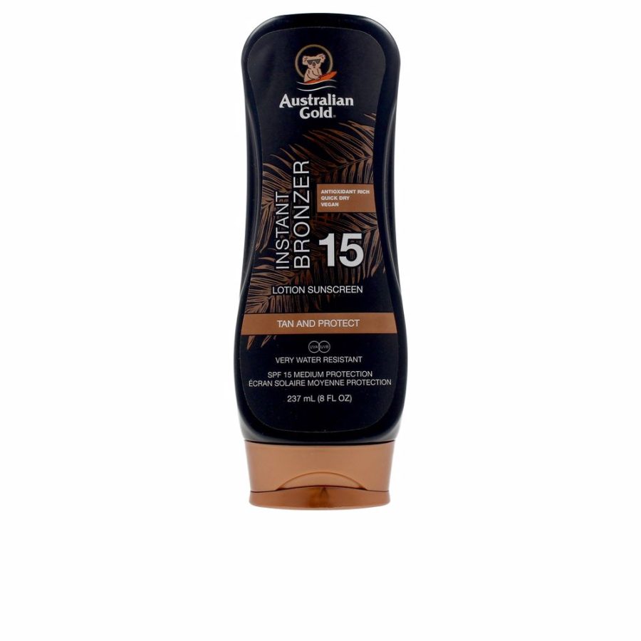 Australian gold SUNSCREEN SPF15 lotion with bronzer 237 ml