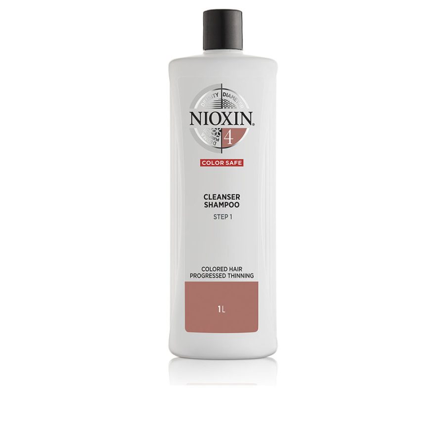 Nioxin SISTEMA 4 - Champú - Para Cabello Teñido muy Debilitado - Paso 1 300 ml