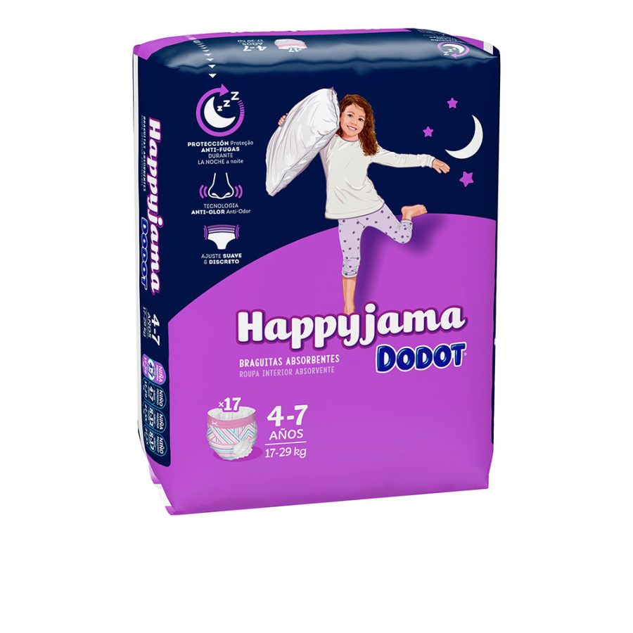 DODOT HAPPYJAMA NIÑA T-7 braguita 4-7 años 17 u