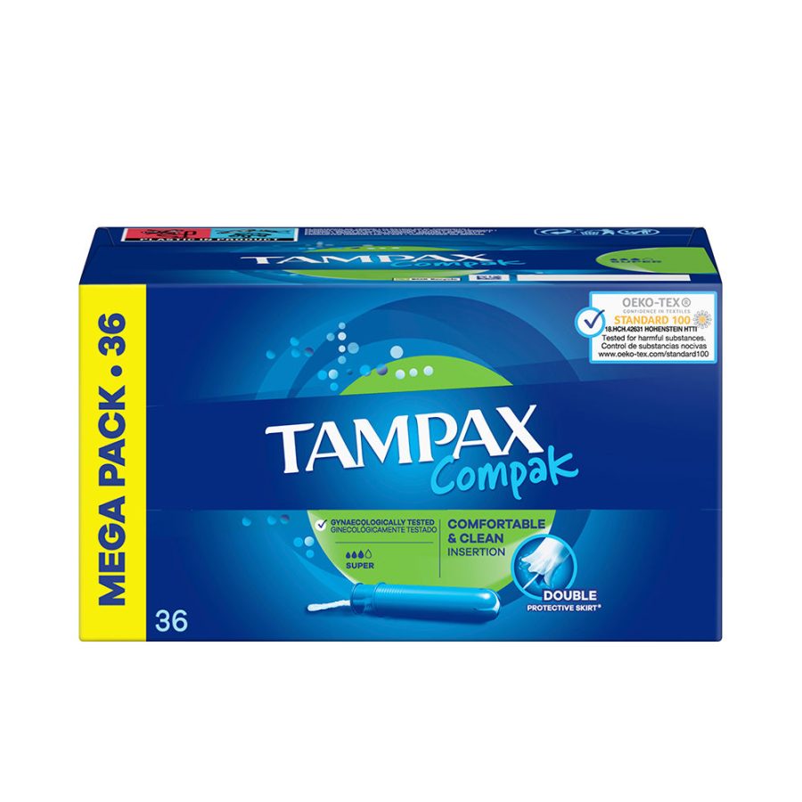 Tampax TAMPAX COMPAK tampón super stuk