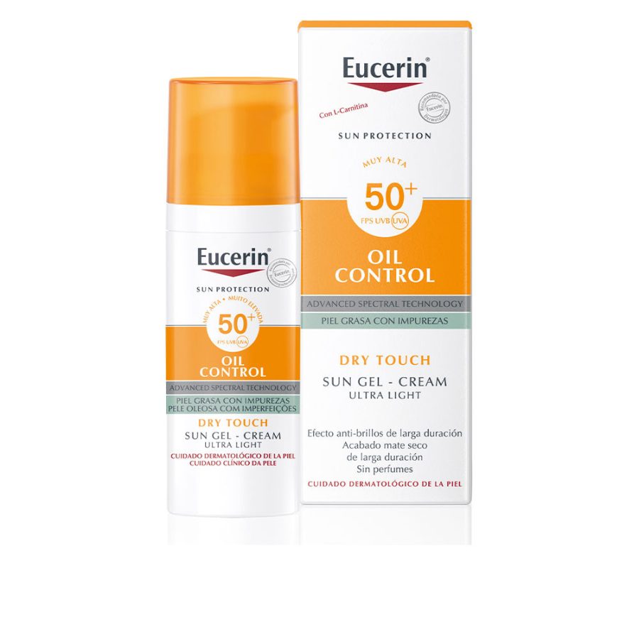 Eucerin SUN FACE OIL CONTROL DRY TOUCH gel-cream SPF50+ 50 ml