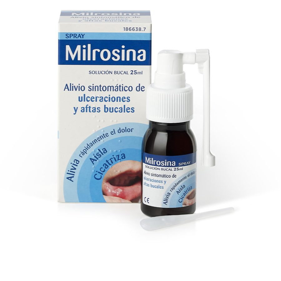 Milrosina ALIVIO SINTOMÁTICO solución bucal spray 25 ml