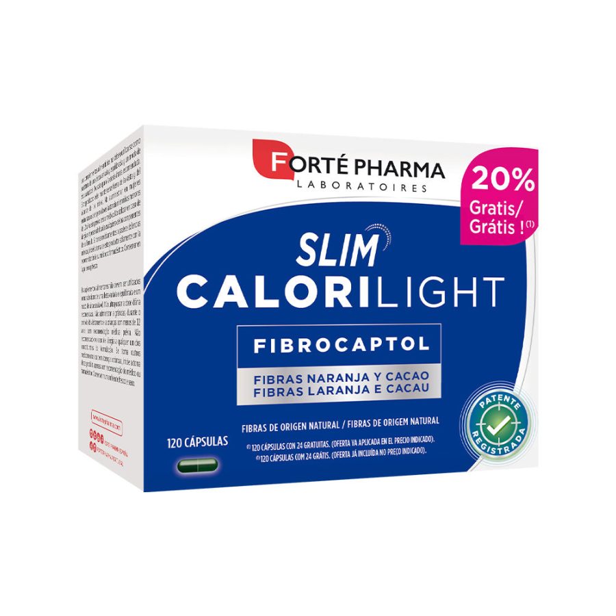 FortÉ pharma SLIM CALORI LIGHT fibrocaptol 60 cápsulas