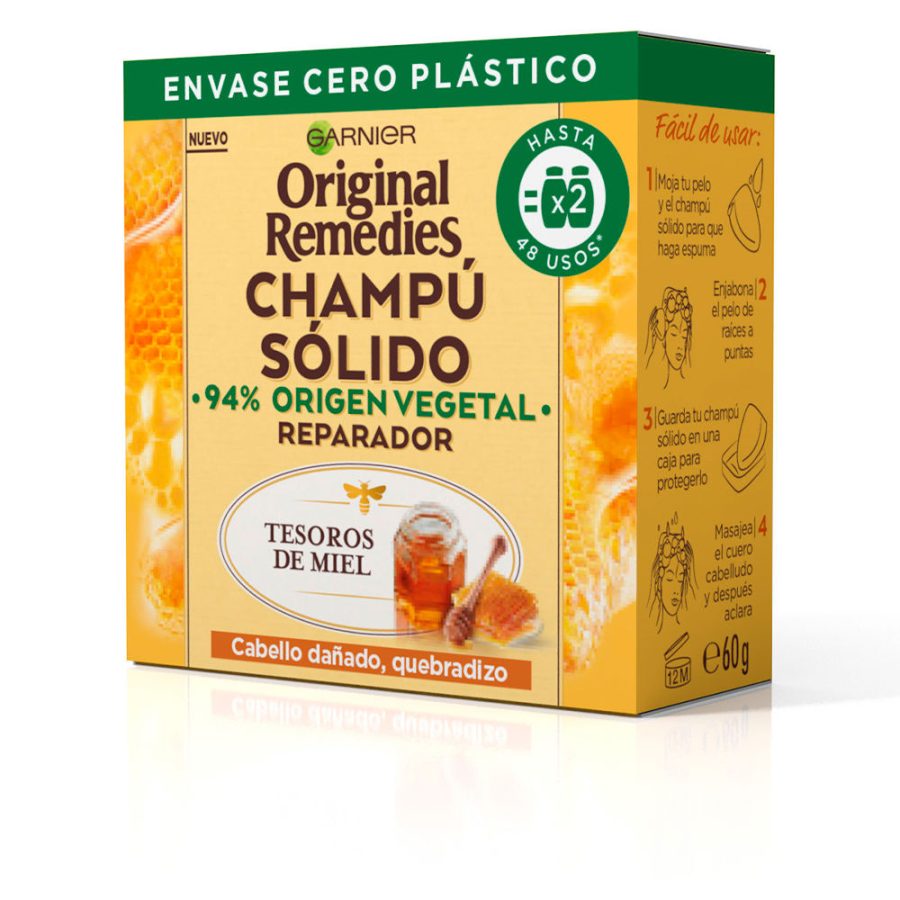 Garnier ORIGINAL REMEDIES champú sólido tesoros de miel