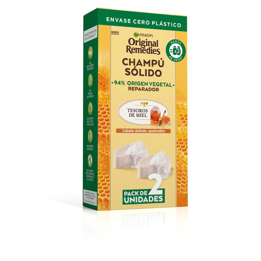 Garnier ORIGINAL REMEDIES champú sólido tesoros de miel