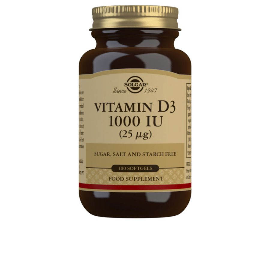 Solgar VITAMINA D3 1000 UI 25 µg cápsulas blandas 100 u