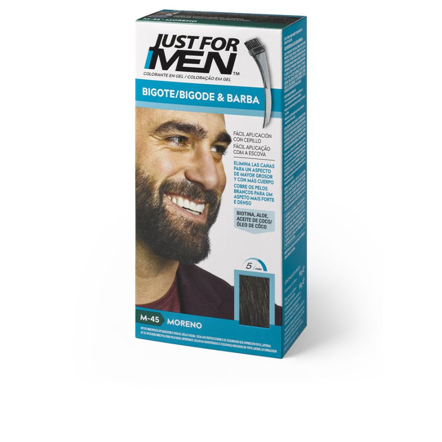 Just for men COLORANTE en gel bigote, barba y patillas