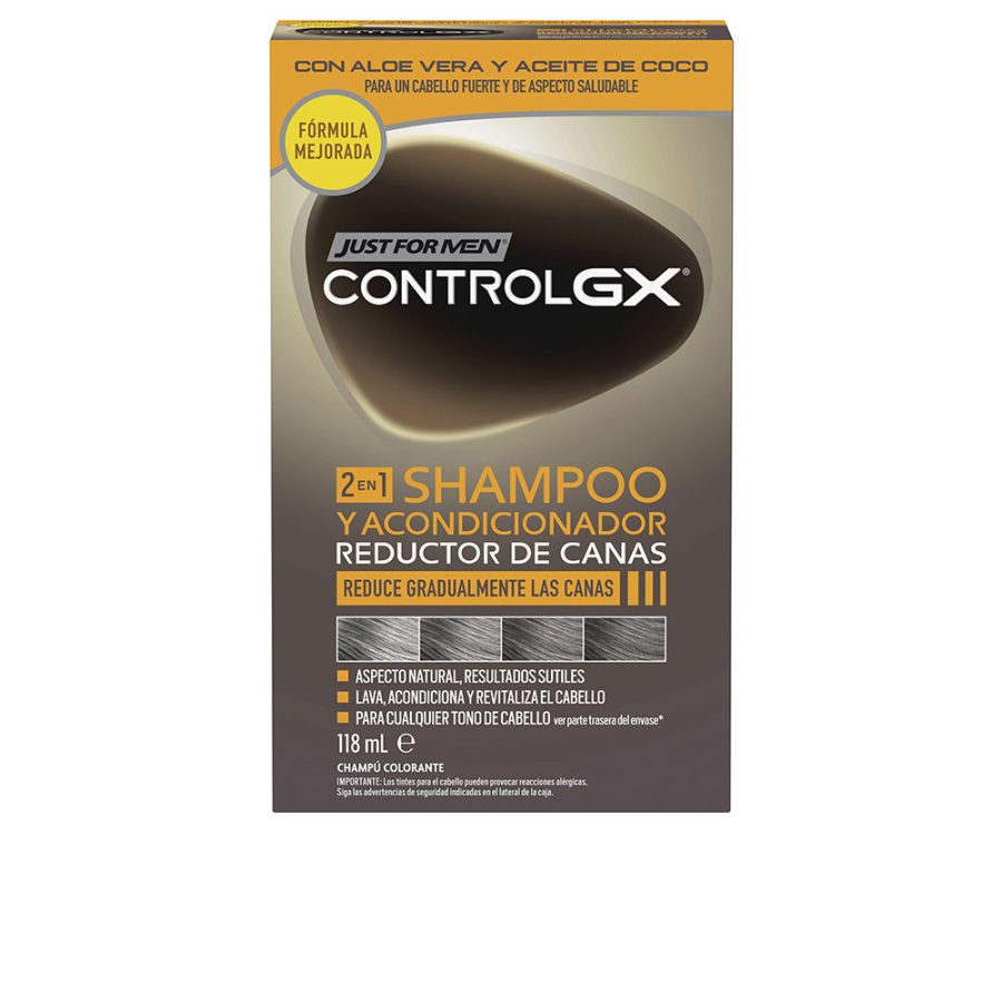 Just for men CONTROL GX champú reductor de canas con acondicionador 118 ml