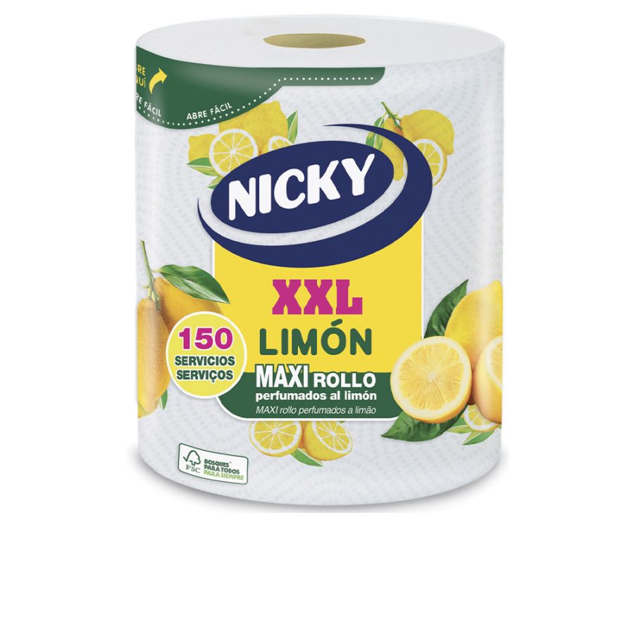 Nicky XXL LIMÓN maxi rollo cocina perfumado 150 u