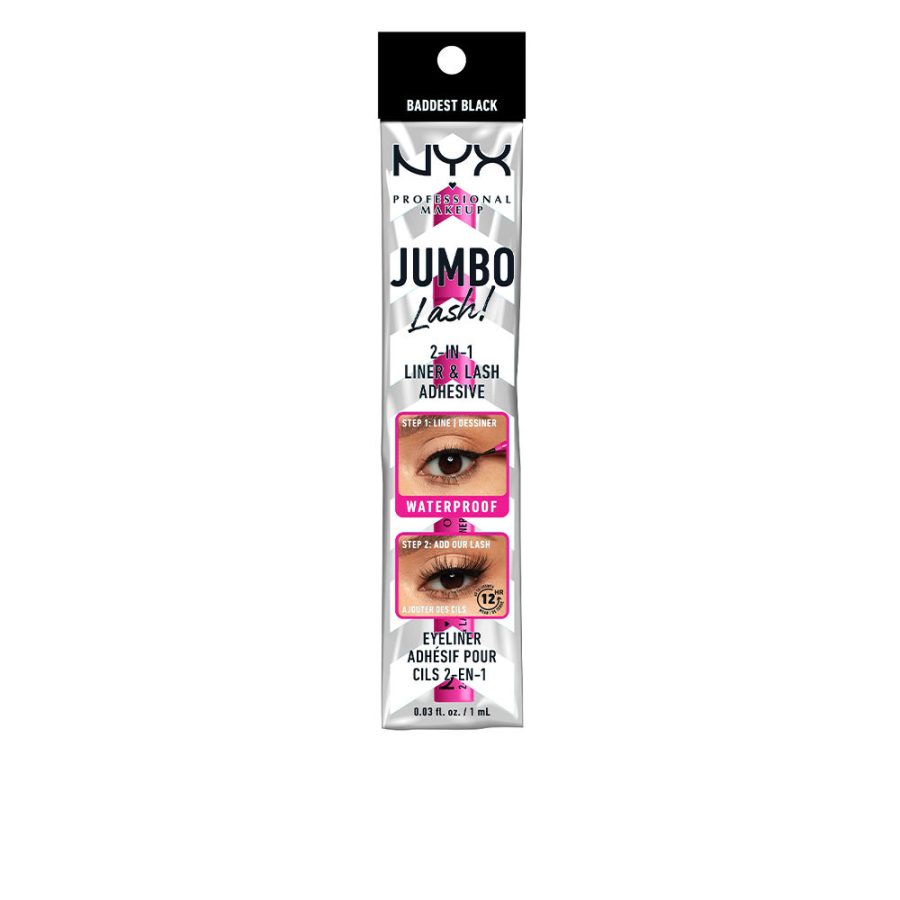 Nyx professional make up JUMBO 2IN1 eyeliner and false eyelash adhesive #black