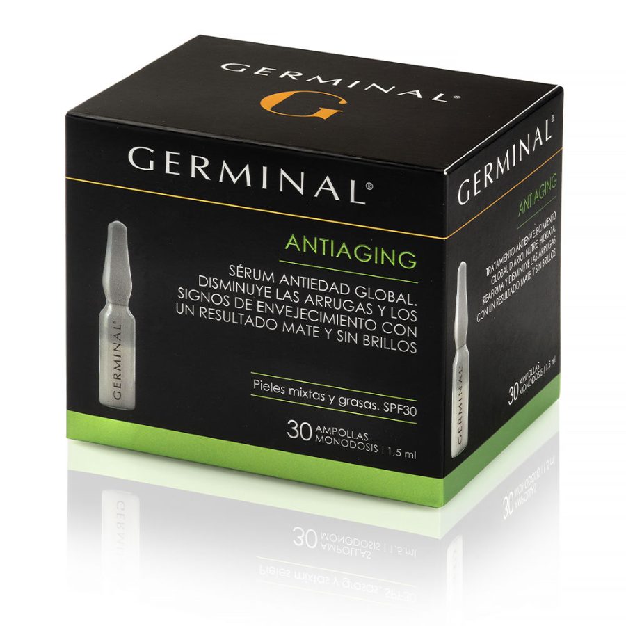 Germinal ACCIÓN PROFUNDA antiaging pieles mixtas y grasas ampollas 30 x 1,5 ml