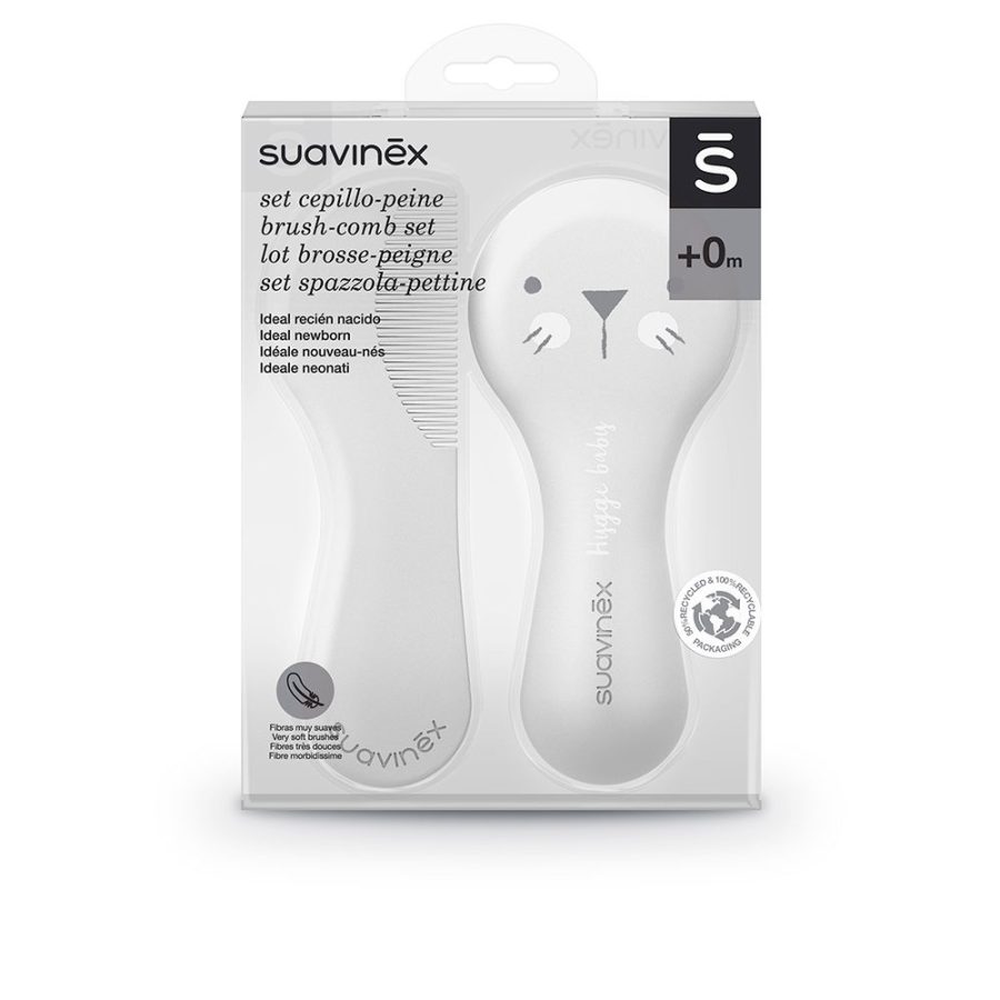 Suavinex HYGGE BABY CEPILLO #BLANCO set 2 pz