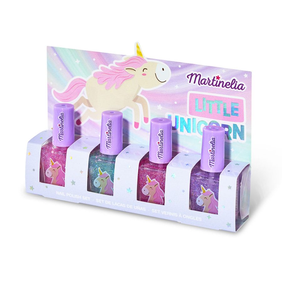 Martinelia LITTLE UNICORN NAIL POLISH set 4 pz