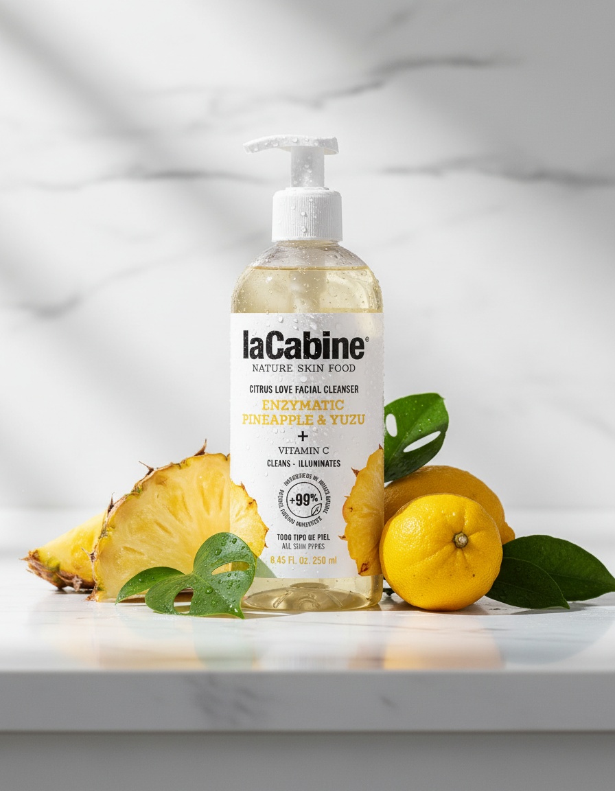 NATURE HAIR FOOD citrus love facial cleanser 250 ml 2 NATURE HAIR FOOD citrus love facial cleanser 250 ml - Image 2
