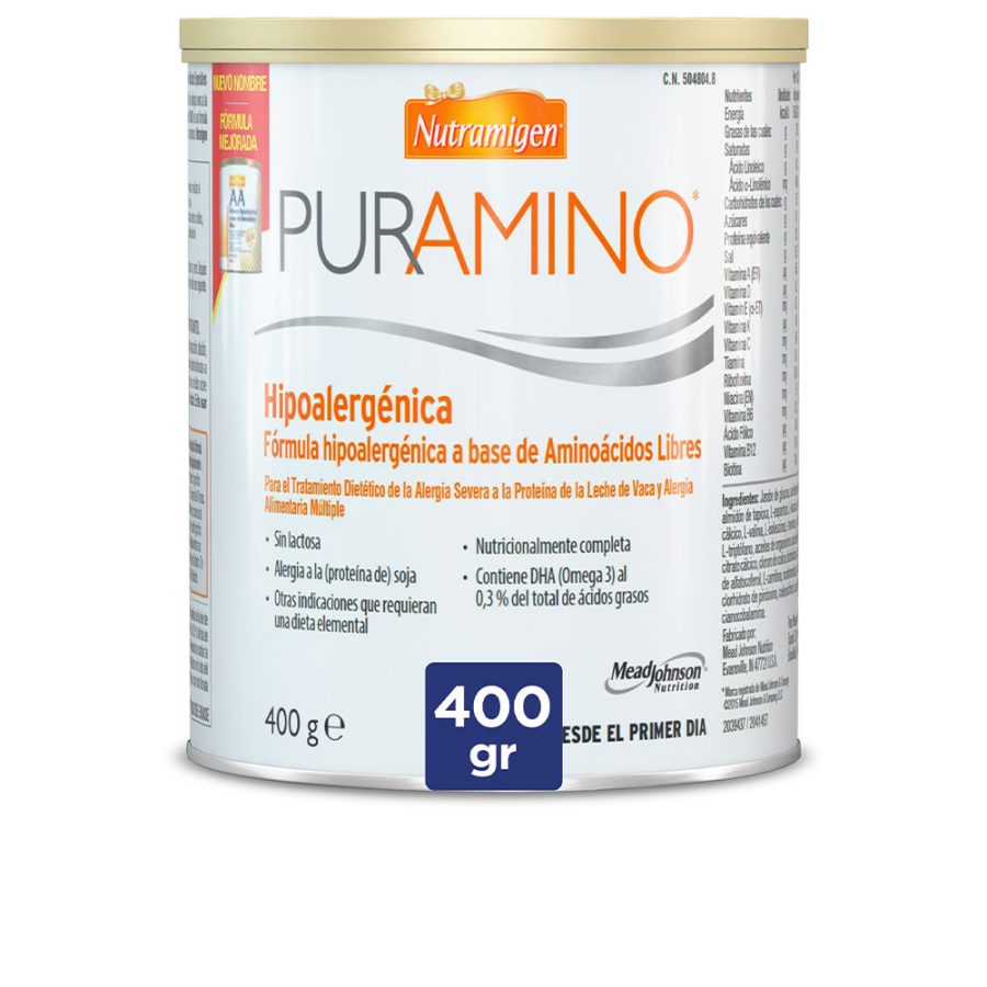 Nutramigen PURAMINO fórmula hipoalergénica polvo 400 gr