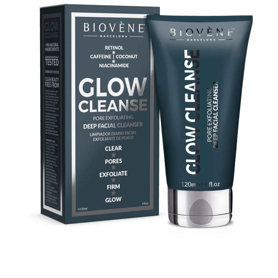 BiovÈne GLOW CLEANSE pore exfoliating deep facial cleanser 120 ml