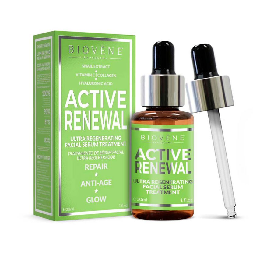 BiovÈne ACTIVE RENEWAL ultra regenerating facial serum treatment 30 ml