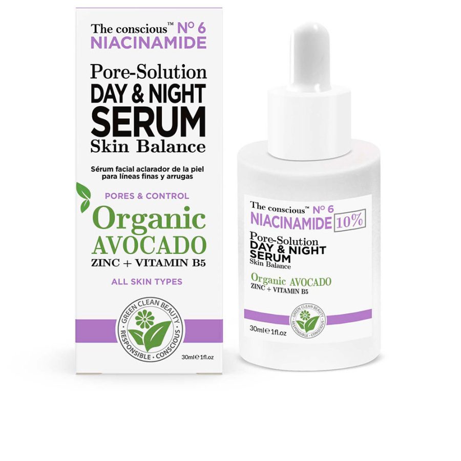 The conscious™ NIACINAMIDE pore-solution day & night serum organic avocado 30 ml