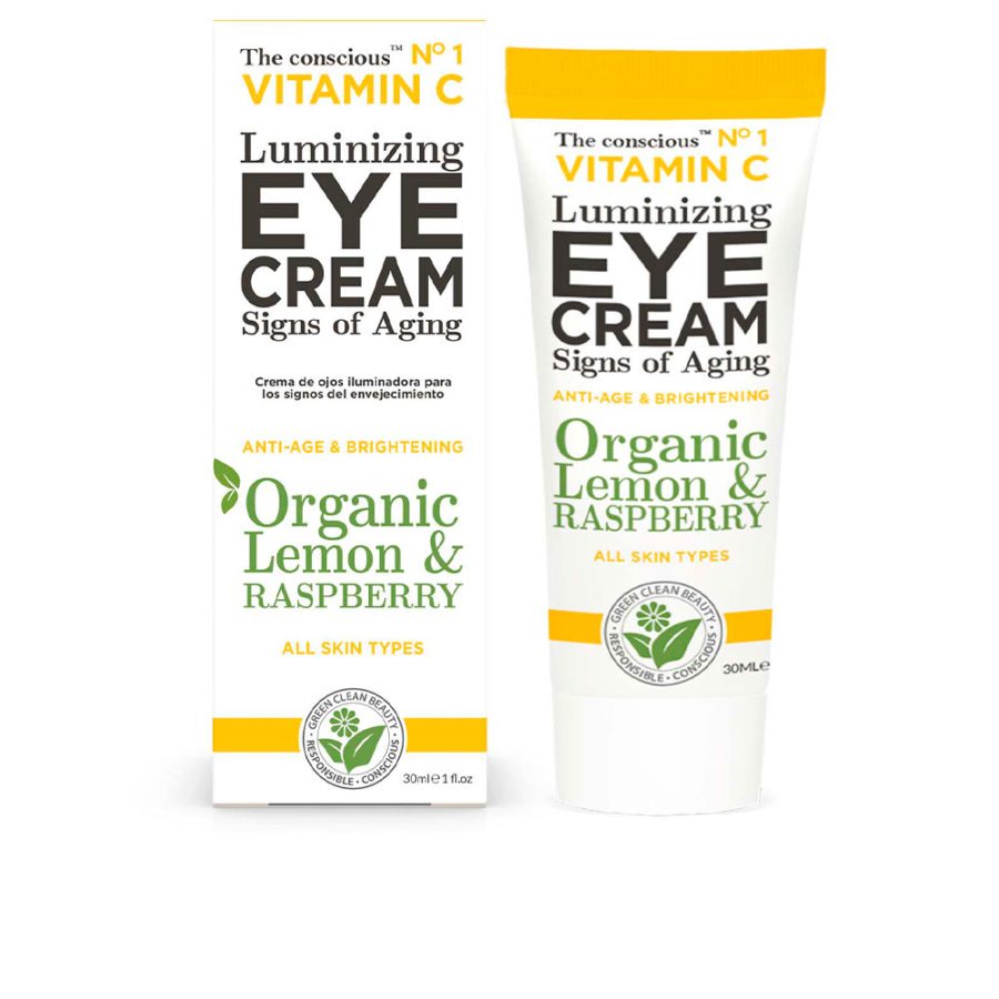 The conscious™ VITAMIN C luminizing eye cream organic lemon & raspberry 30 ml